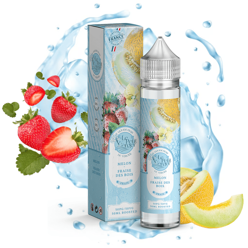 Melon fraise des bois Le petit verger frais 50ml