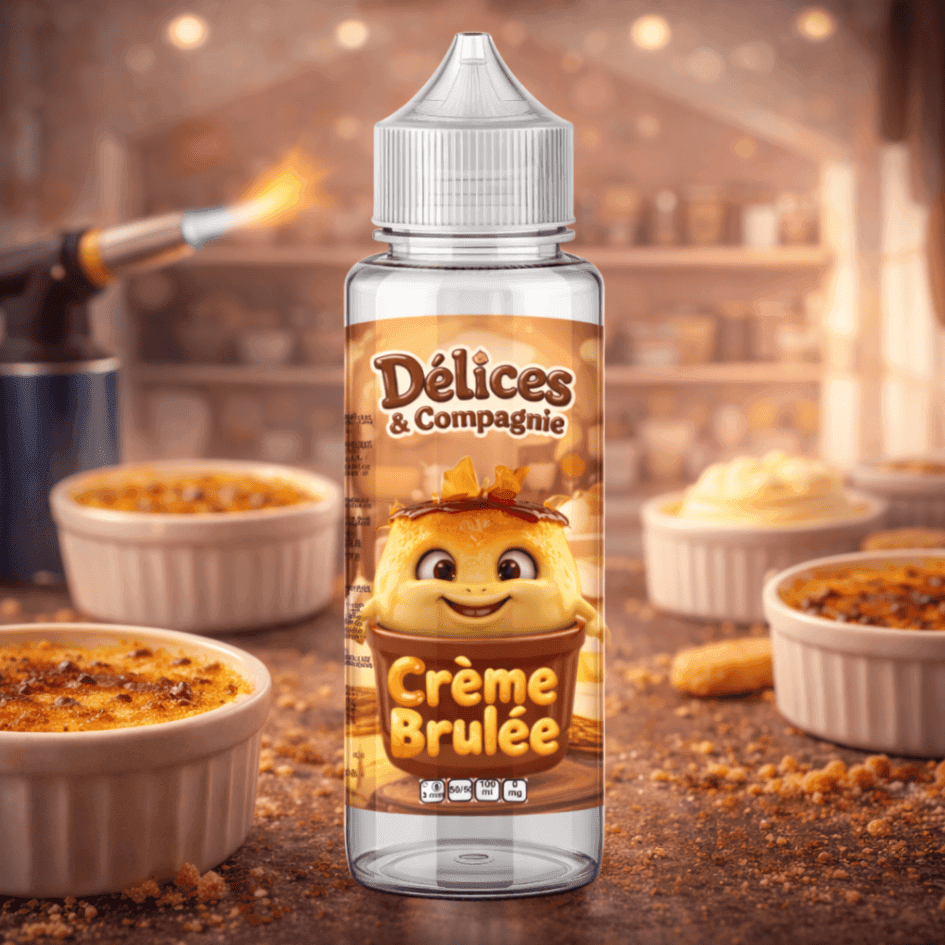 Crème brûlée Délices et compagnie 100ml