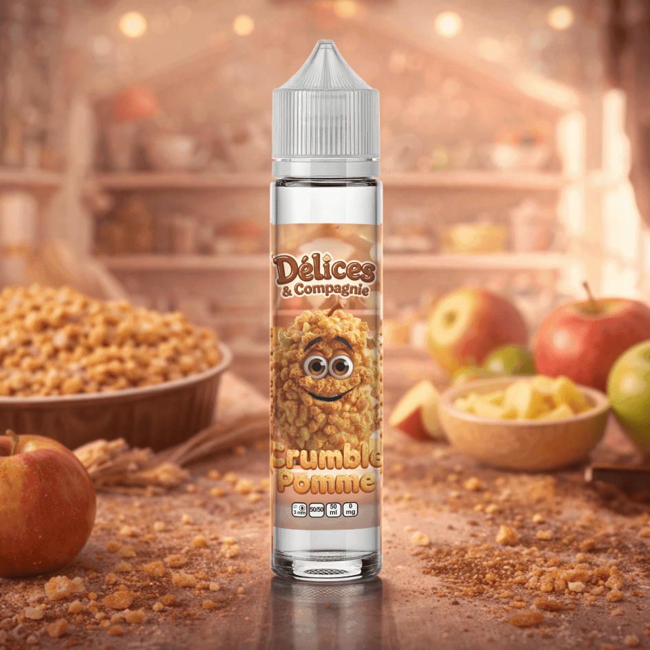 Crumble pomme Délices et compagnie 50ml