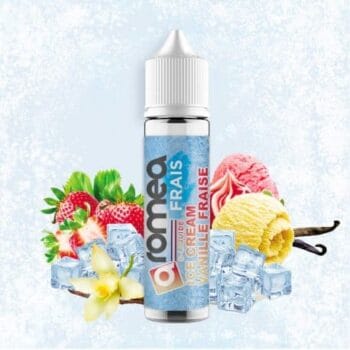 Ice cream vanille fraise Aromea frais 50ml