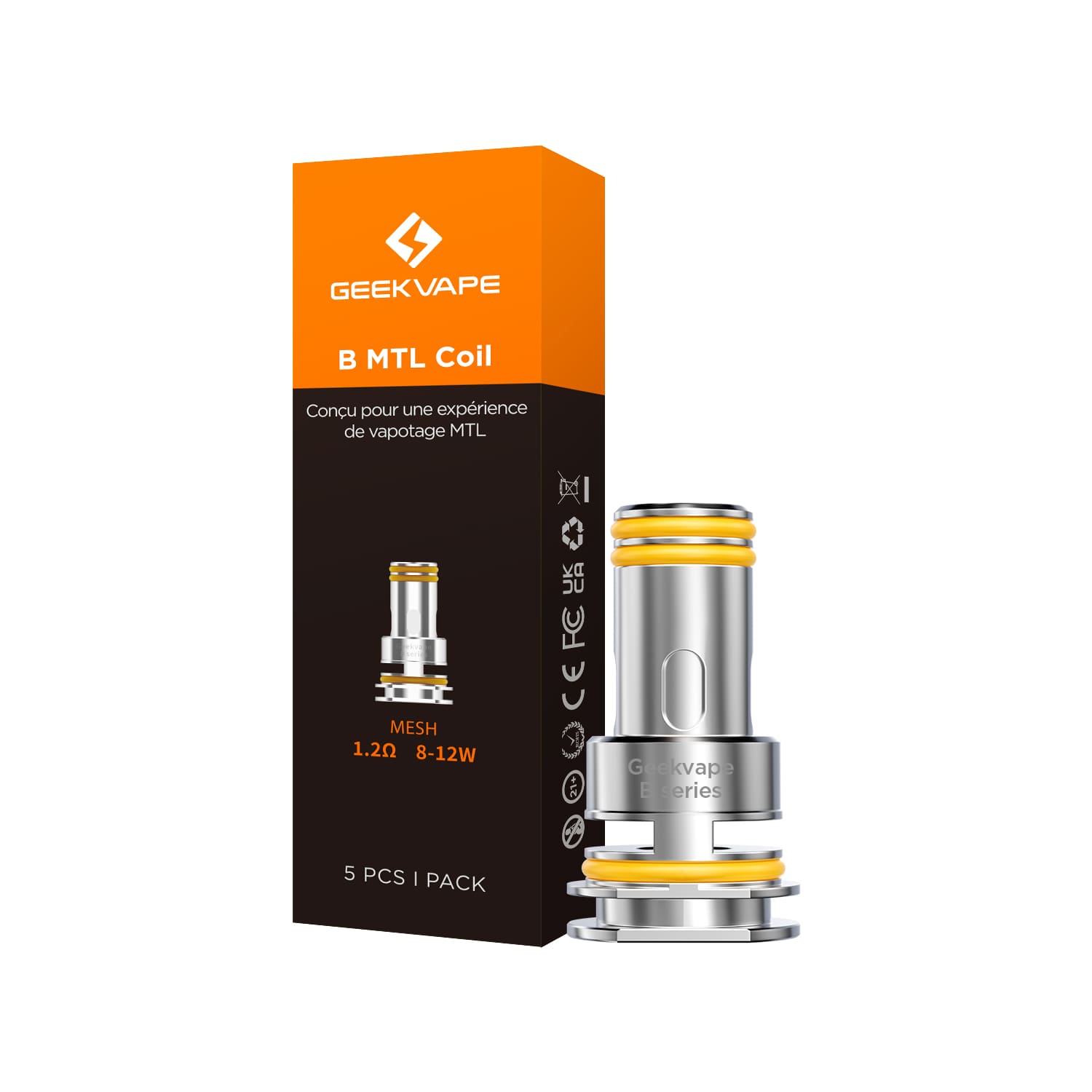 Résistances B MTL Geekvape x5 (Abonnement mensuel -3%)