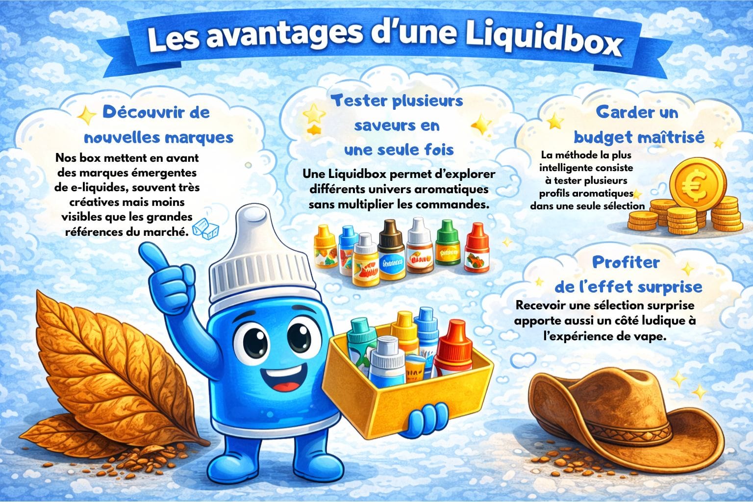 Les avantages d une Liquidbox pour découvrir plusieurs e-liquides sans se ruiner