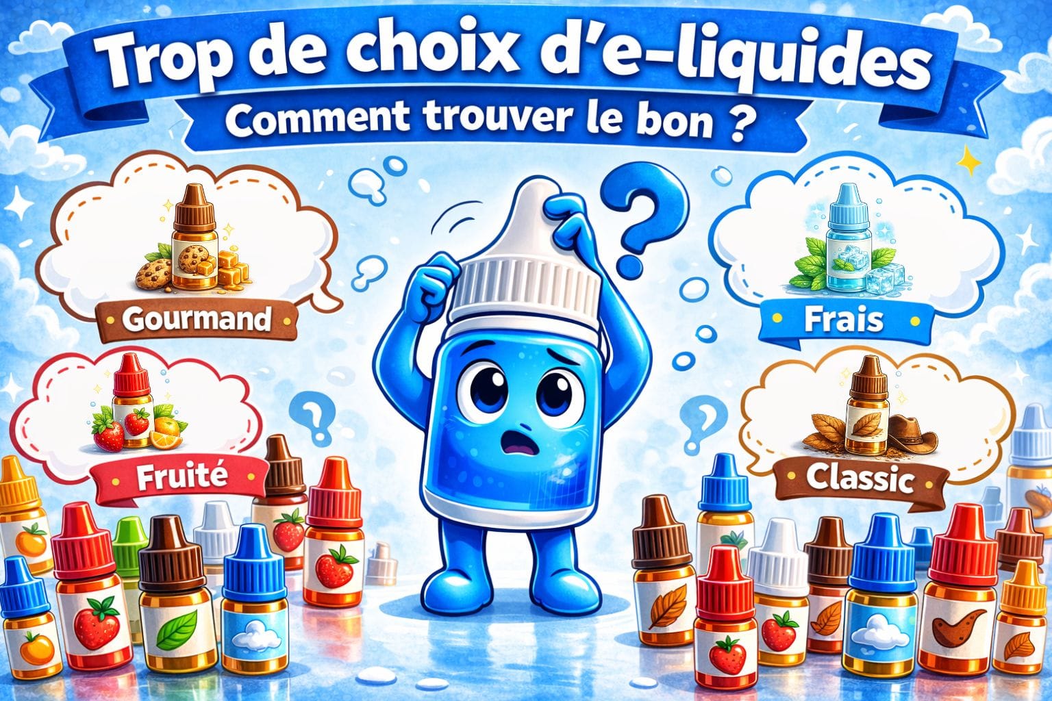 Découvrir de nouveaux e-liquides sans se ruiner peut devenir compliqué face au trop grand choix